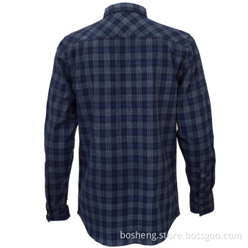 New Woman Casual Plaid Stripes Flannel Blouse